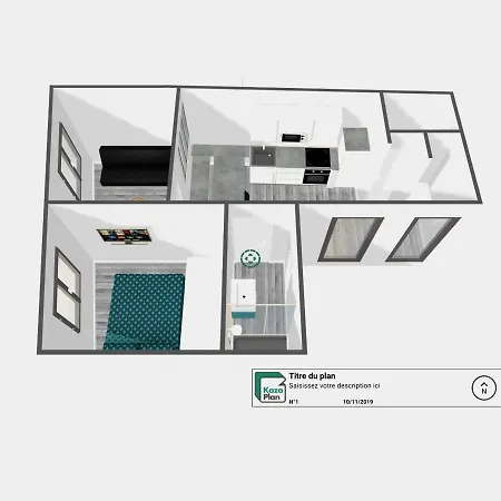 T3 Guynemer 1er Etage A 80 M Linge De Lit Fourni *